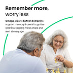 Nutrition mix for elder people supporting memory and focus