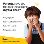 Clean label kids nutrition powder with no artificial additives