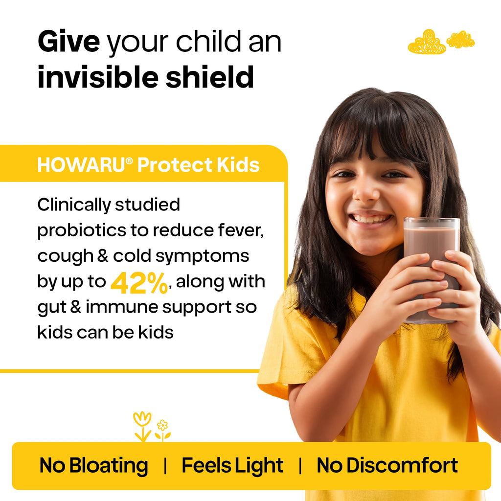 Kids nutrition mix with probiotics for digestive comfort