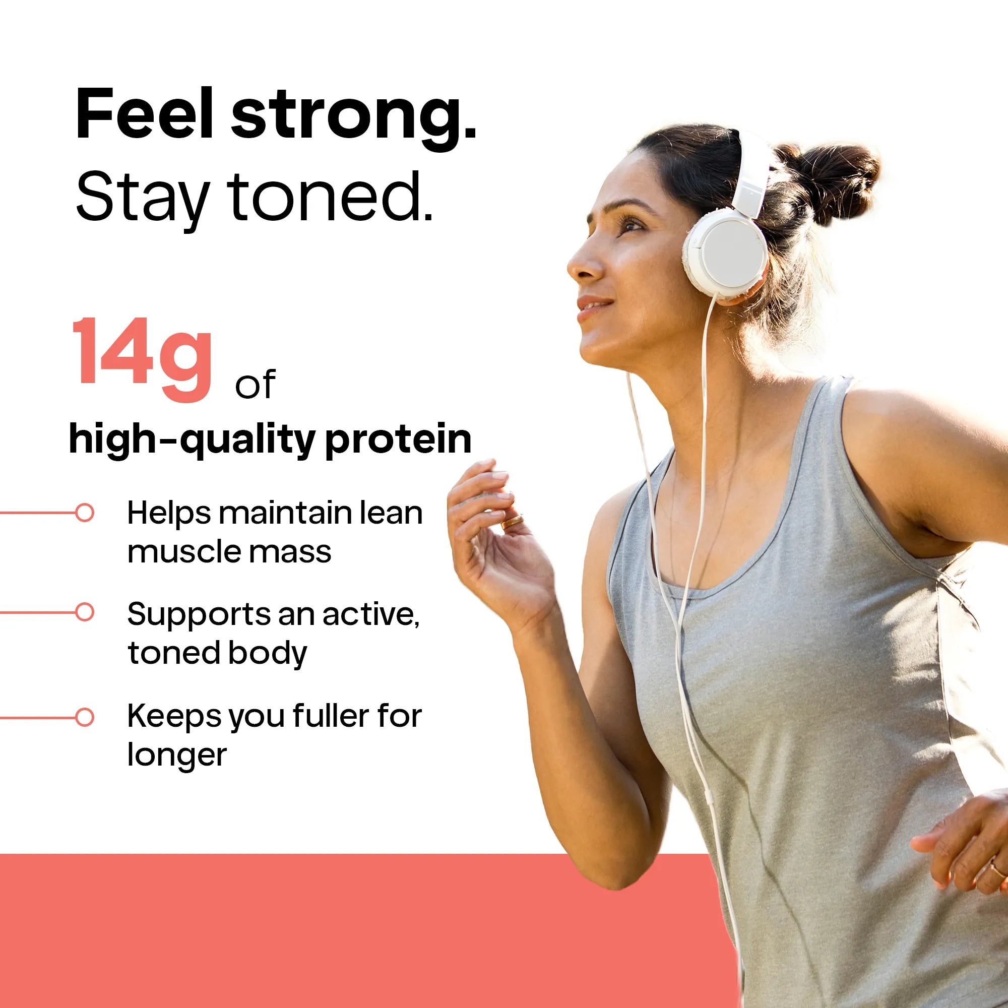 High protein daily nutrition powder for women