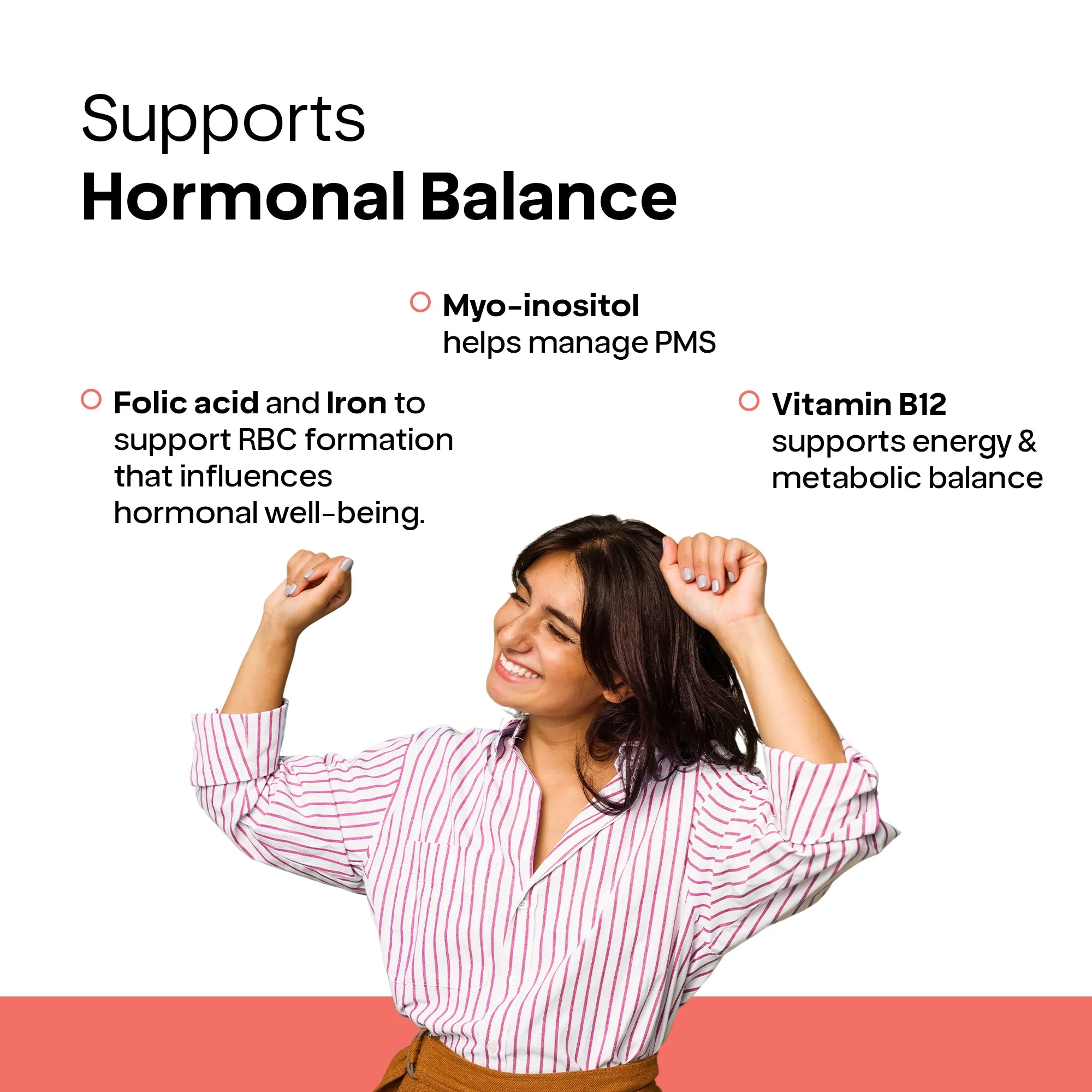 Nutrition mix for women supporting hormonal balance