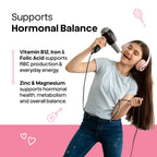 Iron and folic acid nutrition for teenage girls